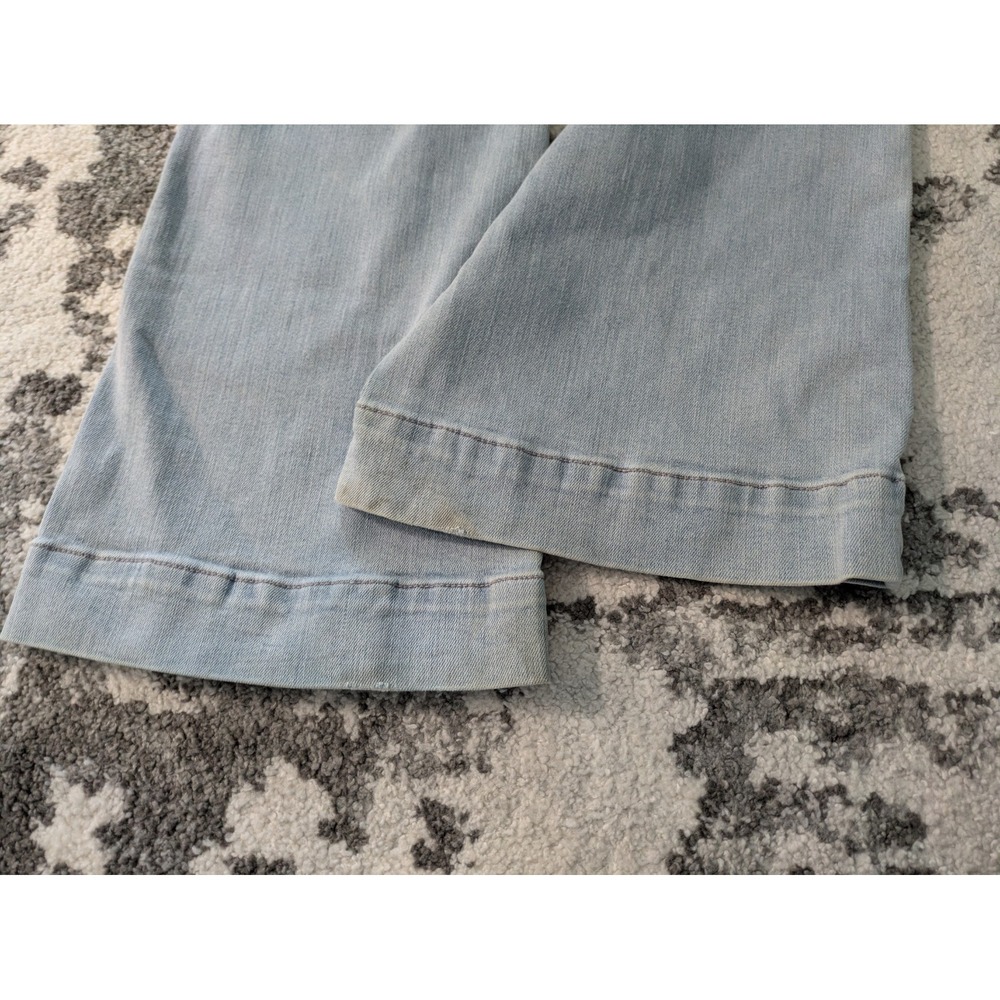 Judy Blue Women Jeans 11/30 Wide Leg Fit Light Wash 90s High Rise Stretch - Picture 5 of 10